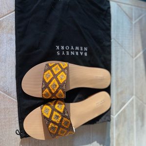 Barneys New York Beaded Sandals- never been worn. Size 37!
